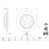 Bosch 0 986 479 G84 Remschijf