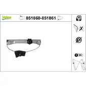 Valeo 851860 Raammechanisme