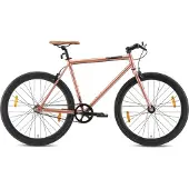 Bikestar Singlespeed 28 inch retro wielrenfiets, beige / bruin male
