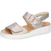 Waldlaufer Sandaal 'Sandalette Damen 955004-131 070 Echtleder in beige' beige