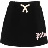 Palm Angels Meisjes Klassieke Oversized Logo Mini Rok (Zwart)