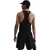 Nike Swoosh-tanktops voor heren (Zwart)