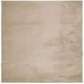 vidaXL Vloerkleed HUARTE laagpolig zacht wasbaar 240x240cm zandkleurig
