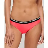 Superdry Klassiek Elastisch Bikinibroekje Roze Grootte: 42