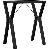 vidaXL Eettafelpoten Y-frame 60x40x73 cm staal