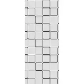 vidaXL Douchegordijn, 90x240 cm, stofbreedte 86 cm