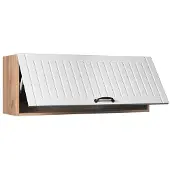 Vicco Hangkast Fame-Line, Wit Landhuis/Goudkleurig Eiken, 100 cm