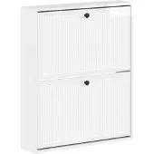 vidaXL Wandgemonteerde Schoenenkast EDE 71 x 17 x 86 cm Bewerkt hout