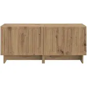 vidaXL Tv-meubel Artisanaal eiken Bewerkt hout