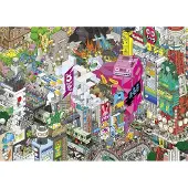Heye Tokyo Quest - Legpuzzel 1000 stukjes - Kleurrijk ontwerp Japan