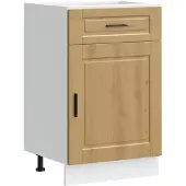 vidaXL Keukenonderkast Porto, artisan eikenhout, houtvezel