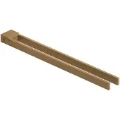 Kludi -VELA C Dubbele handdoekstang - Lengte = 430MM Brushed Bronze, 31977N1