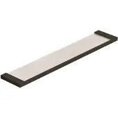 Kludi Vela C - Planchet, lengte 60 cm, glas/mat zwart 3197339