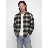 Jack & Jones Overhemd 'JJESOHO OLLIE' grijs / antraciet / lichtgrijs