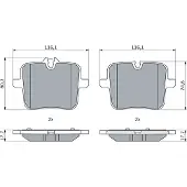 Bosch 0 986 424 923 Remblokken
