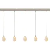 Masterlight Design hanglamp Alta 5-lichts beige terra