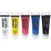 Daler Rowney Graduate Acrylic Paint 120 ml. - Black