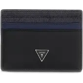 GUESS Leren kaarthouder Sydney Card Holder Black zwart