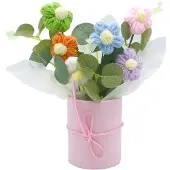 Noessa Gebreide bloemen - 20 cm