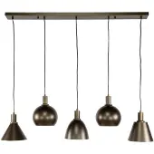 AnLi Style AnLi design hanglamp Metallo, 5 lampen