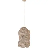 Ptmd Dayo Natural Paper Rope Hanging Lamp Open Long