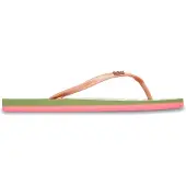 Roxy Mauricia Slippers Groen,Roze EU 39 Vrouw