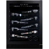 Dunavox Sera-40 Wijnkoelkast DAUF-40.138MB 1 Zone Mat Zwart