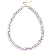 Yehwang Kralenketting met gestreepte kralen