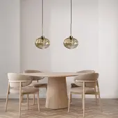 Bamyum Solvia hanglamp, industriële Modern stijl, Ø20 cm, rood metalen lamp