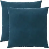 vidaXL Kussen met kussen HEERLEN 2 st Blauw fluweel