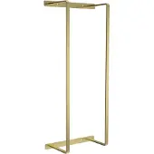 Aloni handdoekrek – verticaal – 67x28x14 cm – geborsteld goud – roestvrij staal