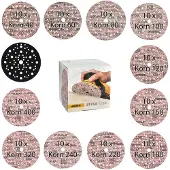 Mirka Ultimax Ligno klittenbandschuurschijven Ø150 mm mixpakket 91 stuks + Pad Saver