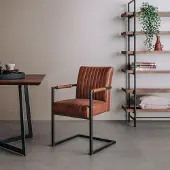 Tower Living Armstoel Ferro Stof Savannah Lichtbruin