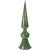 MEA Decoratieve pinakel groen, metaal 16x16x55,5cm