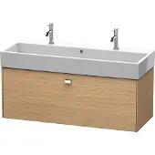 Duravit Vero Air (meubel) wastafel met 2x1 kraangat met overloop 120x47cm wit