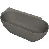 Arcqua Havana Back To Wall Ligbad Links 170x80 cm Quartz Grijs