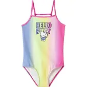 Name it Badpak blauw / geel / pink