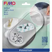 Staedtler gietvorm schaal, oval, transparent, 160×80×15 mm