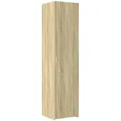 vidaXL Hoge kast 50x42,5x185 cm bewerkt hout sonoma eikenkleurig