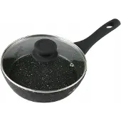 Zilner Koekenpan Zwart 18 cm Marmeren Coating - ZL7712