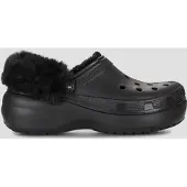 Crocs Klompen CLASSIC PLATFORM FUZZ LINED CG dames 37 / 38