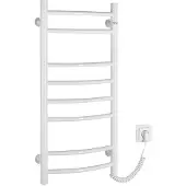 Aqualine Supe elektrische handdoekradiator 36x80cm 107W wit