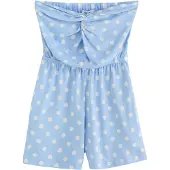 Next Jumpsuit lichtblauw / wit