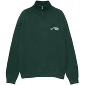 Pull&Bear Trui donkergroen / wit