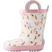 Next Regenlaarzen beige / lichtroze / zwart / wit