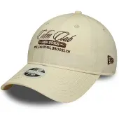 New Era Pet 'CAFE SLOGAN 9TWENTY' lichtbeige / donkerbruin