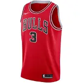 Nike Giddey Chicago Bulls basketbalshirt voor kinderen (Universiteitsrood)