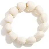 Yehwang Armband met chunky harten kralen