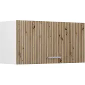 Vicco Hangkast R-Line, Artisanaal eiken/Wit, 80 cm Plat