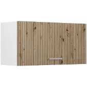 Vicco Hangkast R-Line, Artisanaal eiken/Wit, 80 cm Plat